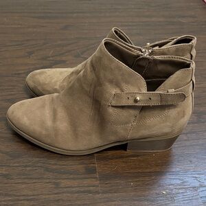 Old Navy Brown Suede Ankle Booties